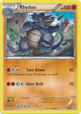 Rhydon (4/30) [XY: Trainer Kit 2 - Latios] | Chromatic Games