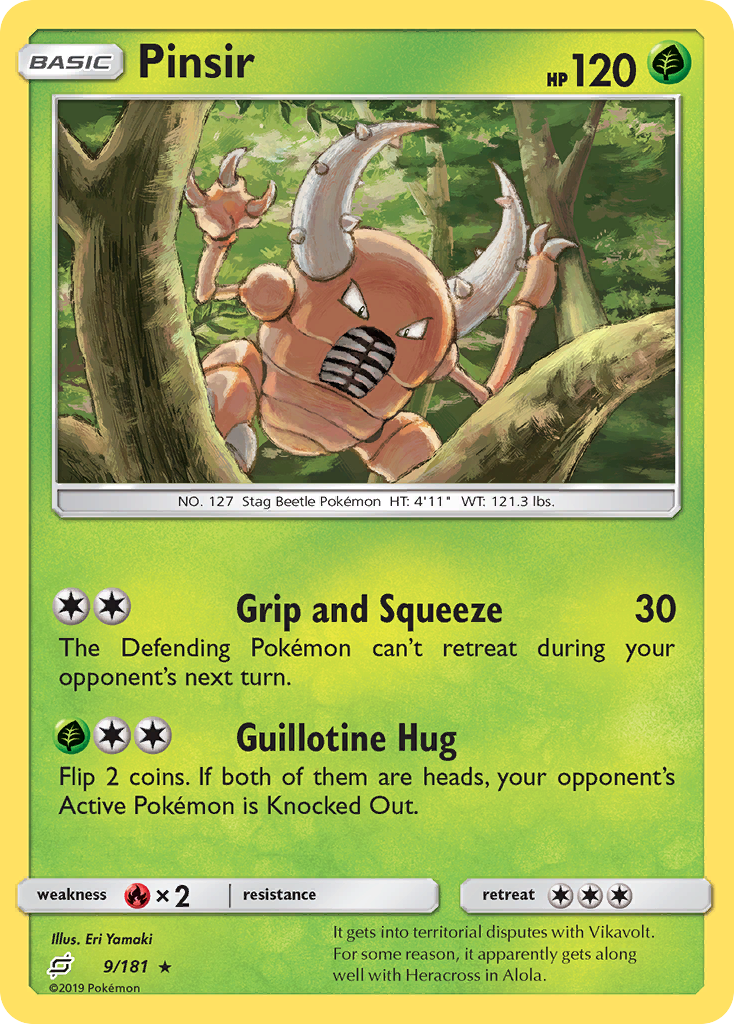 Pinsir (9/181) [Sun & Moon: Team Up] | Chromatic Games