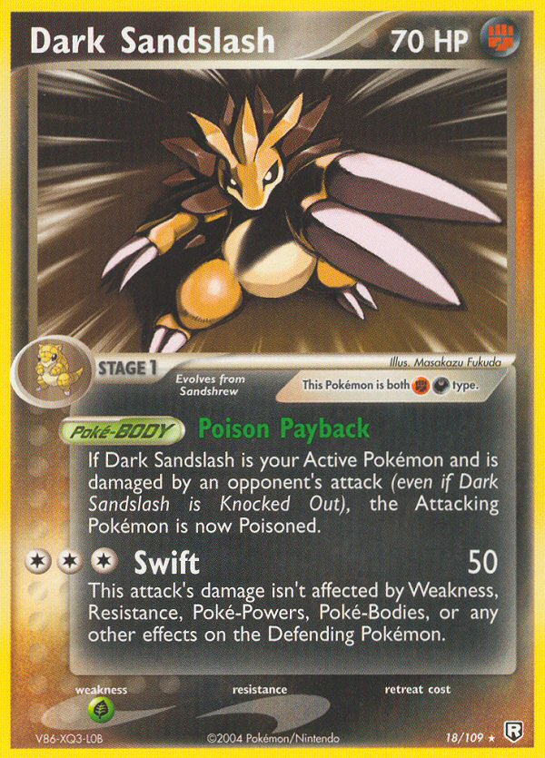 Dark Sandslash (18/109) [EX: Team Rocket Returns] | Chromatic Games