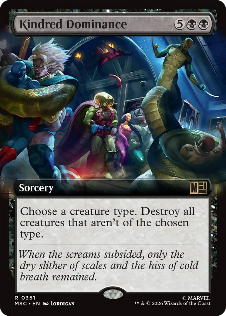 Kindred Dominance (Extended Art) [Marvel Super Heroes Commander] | Chromatic Games