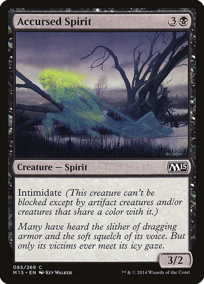 Accursed Spirit 85/269 (Magic 2015 (M15))  | Chromatic Games
