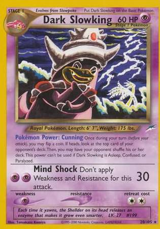 Dark Slowking (20/105) [Neo Destiny Unlimited] | Chromatic Games