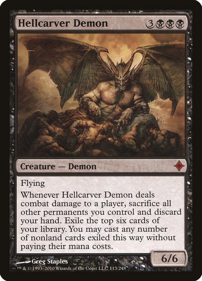 Hellcarver Demon 113/248 (Rise of the Eldrazi)  | Chromatic Games