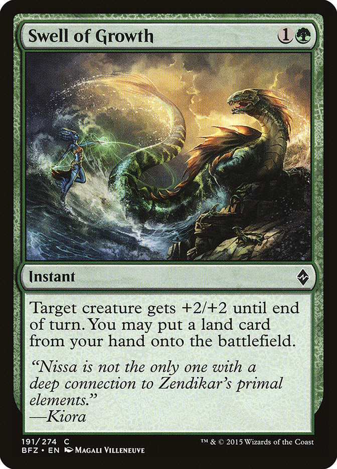 Swell of Growth 191/274 (Battle for Zendikar)  | Chromatic Games