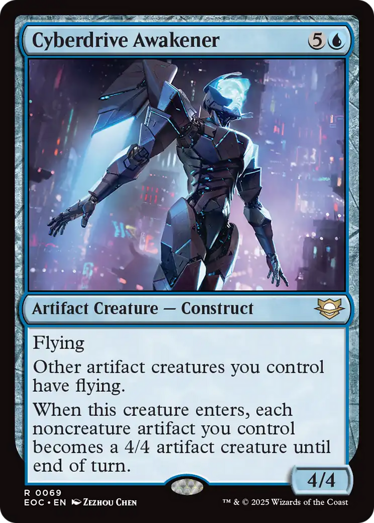 Cyberdrive Awakener [Edge of Eternities Commander] | Chromatic Games