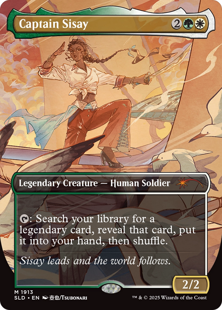 Captain Sisay (1913) (Rainbow Foil) [Secret Lair Drop Series] | Chromatic Games