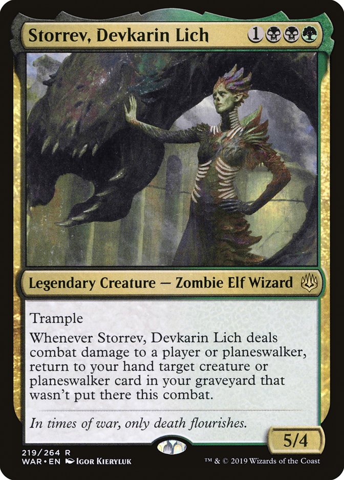 Storrev, Devkarin Lich 219/264 (War of the Spark)  | Chromatic Games