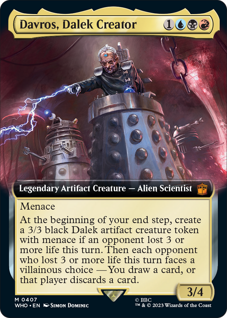 Davros, Dalek Creator (Extended Art) [Doctor Who] | Chromatic Games