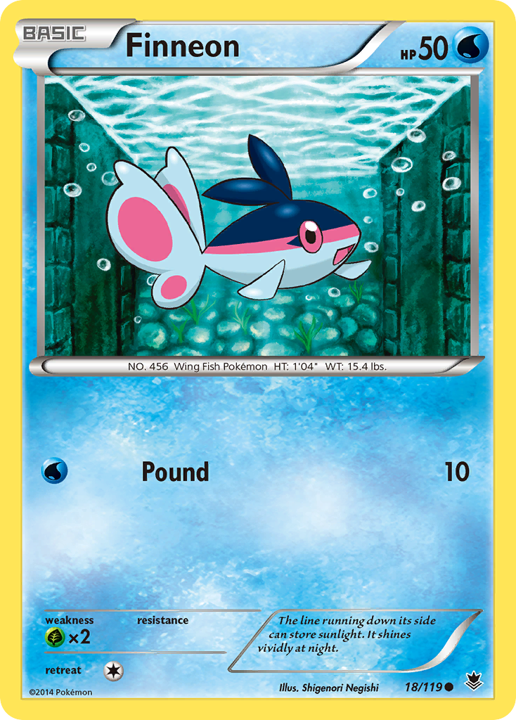 Finneon (18/119) [XY: Phantom Forces] | Chromatic Games