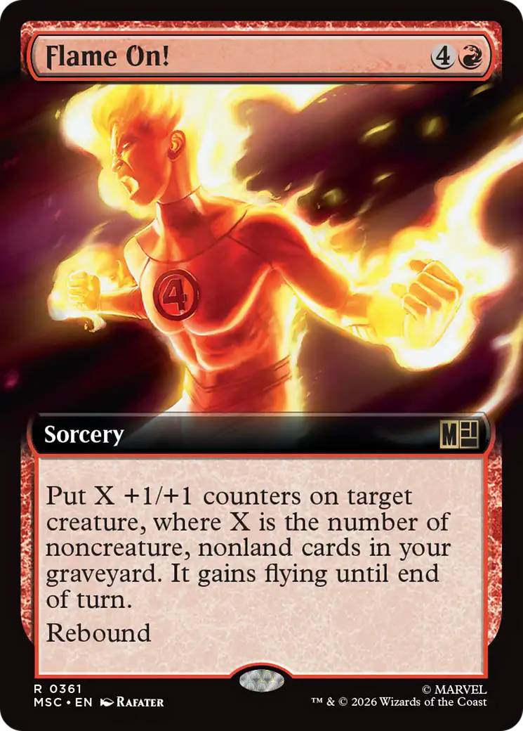 Flame On! (Extended Art) [Marvel Super Heroes Commander] | Chromatic Games