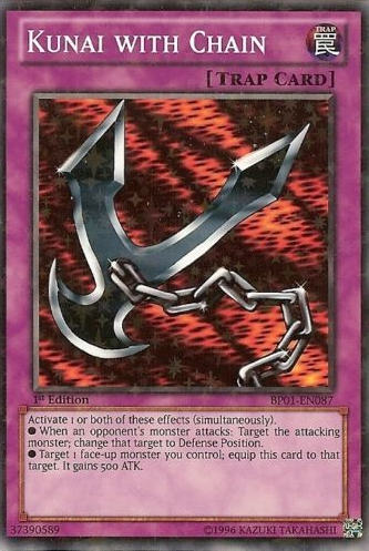 Kunai with Chain [BP01-EN087] Starfoil Rare | Chromatic Games