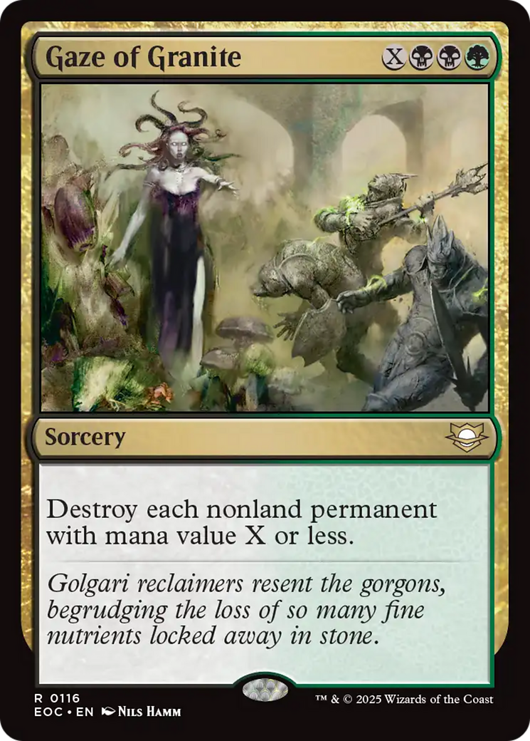Gaze of Granite [Edge of Eternities Commander] | Chromatic Games