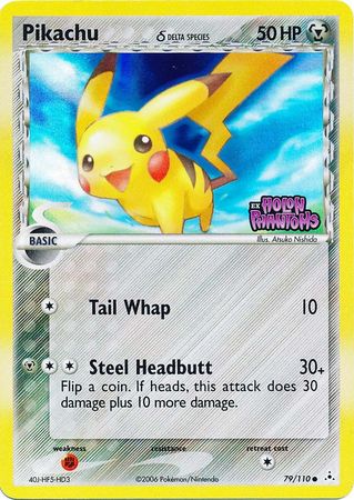 Pikachu (79/110) (Delta Species) (Stamped) [EX: Holon Phantoms] | Chromatic Games