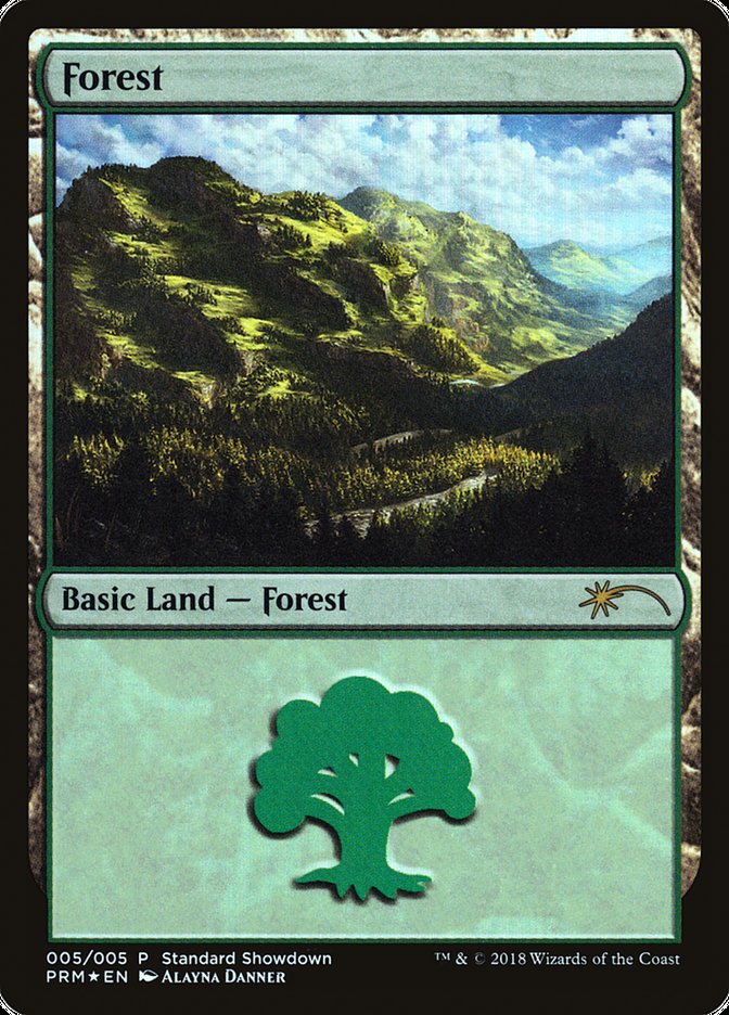 Forest (Alayna Danner) [Standard Showdown Promos] | Chromatic Games