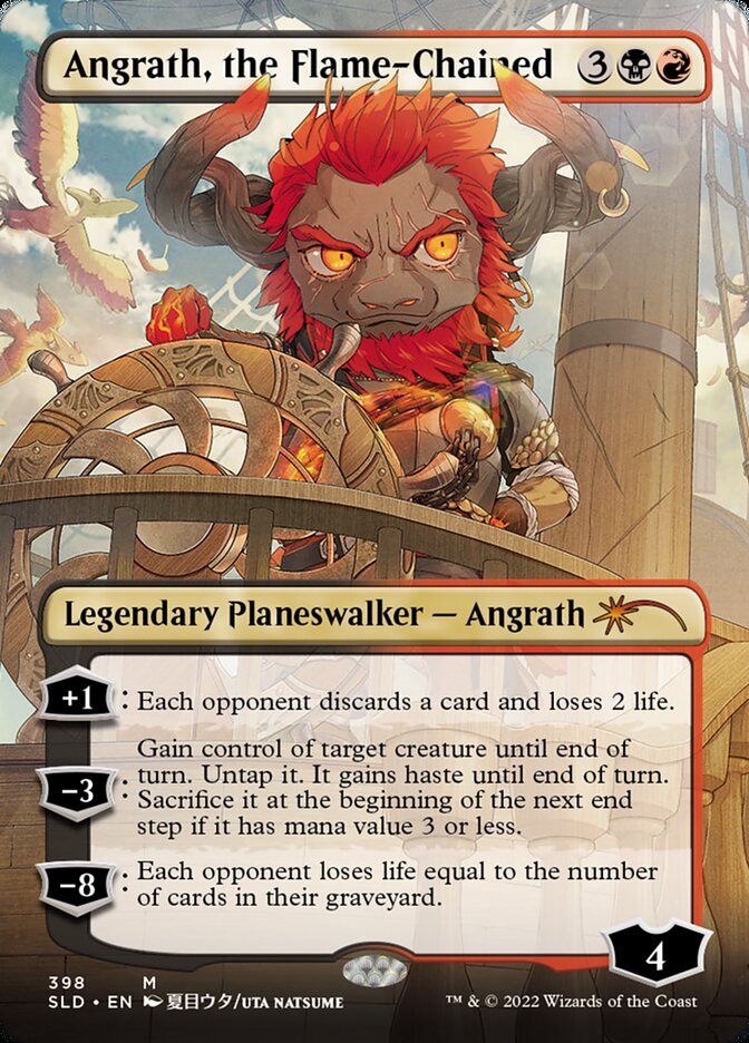 Angrath, the Flame-Chained (Borderless) [Secret Lair Drop Series] | Chromatic Games