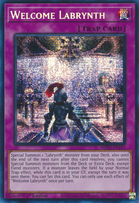 Welcome Labrynth [MP23-EN235] Prismatic Secret Rare | Chromatic Games