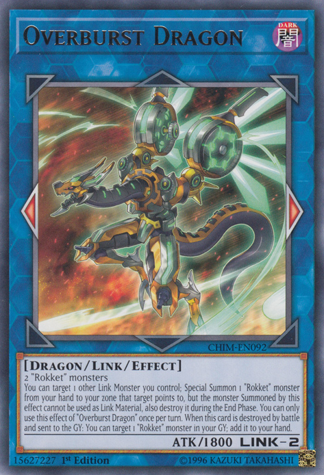 Overburst Dragon [CHIM-EN092] Rare | Chromatic Games