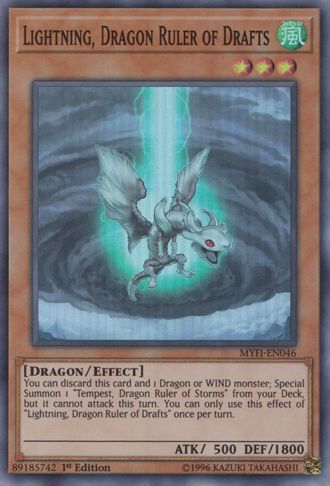 Lightning, Dragon Ruler of Drafts [MYFI-EN046] Super Rare | Chromatic Games