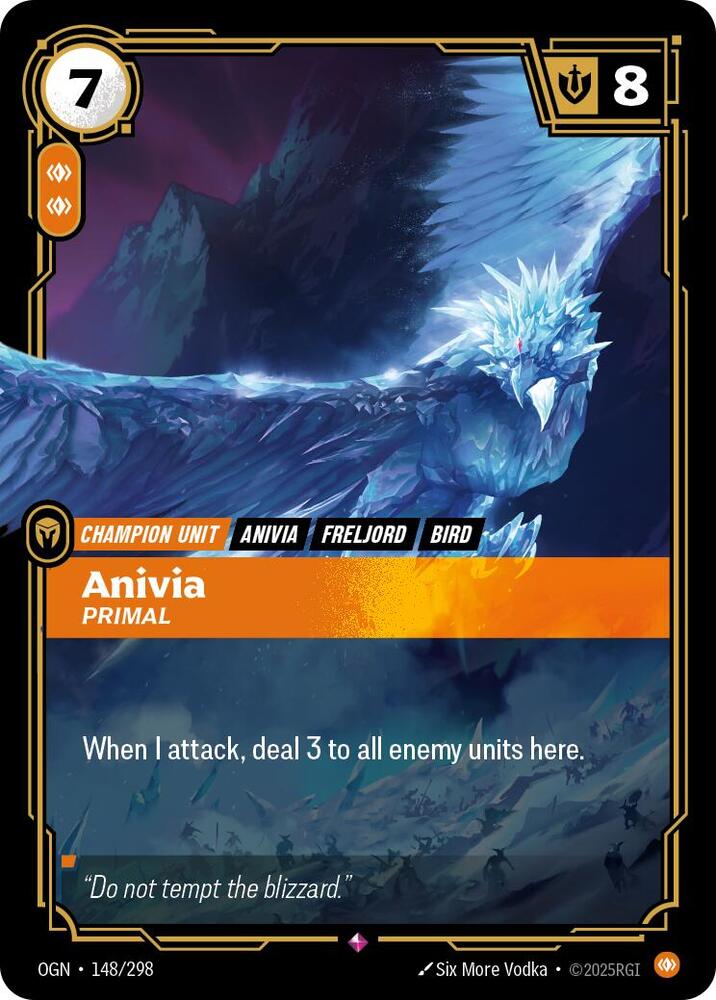 Anivia - Primal 148/298 (Origins)  - Foil | Chromatic Games