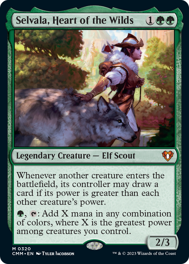 Selvala, Heart of the Wilds [Commander Masters] | Chromatic Games