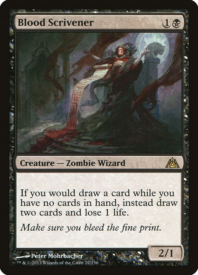 Blood Scrivener 22/156 (Dragon's Maze)  | Chromatic Games