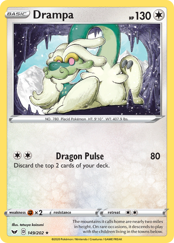 Drampa (149/202) [Sword & Shield: Base Set] | Chromatic Games