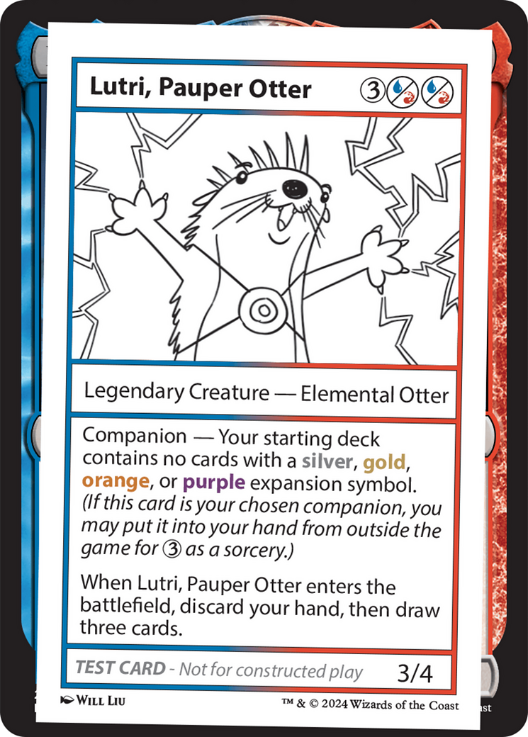 Lutri, Pauper Otter [Mystery Booster 2 Playtest Cards] | Chromatic Games