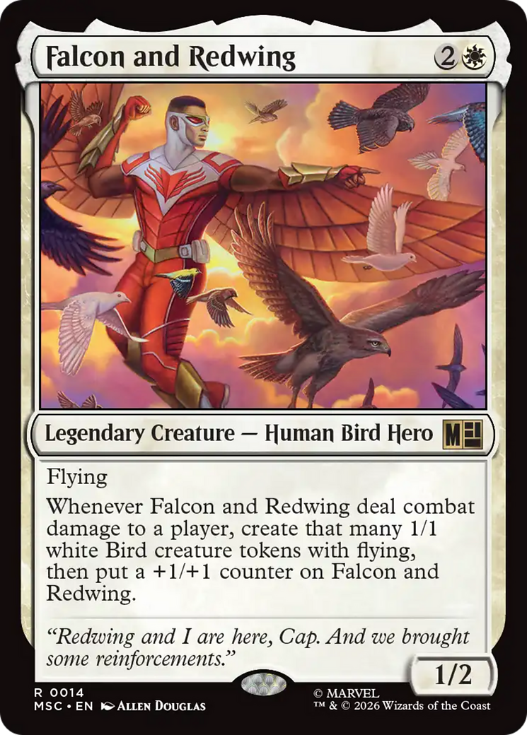 Falcon and Redwing [Marvel Super Heroes Commander] | Chromatic Games
