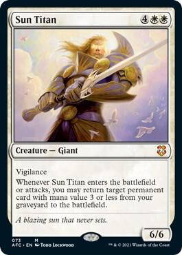 Sun Titan 73/62 (Commander: Adventures in the Forgotten Realms)  | Chromatic Games