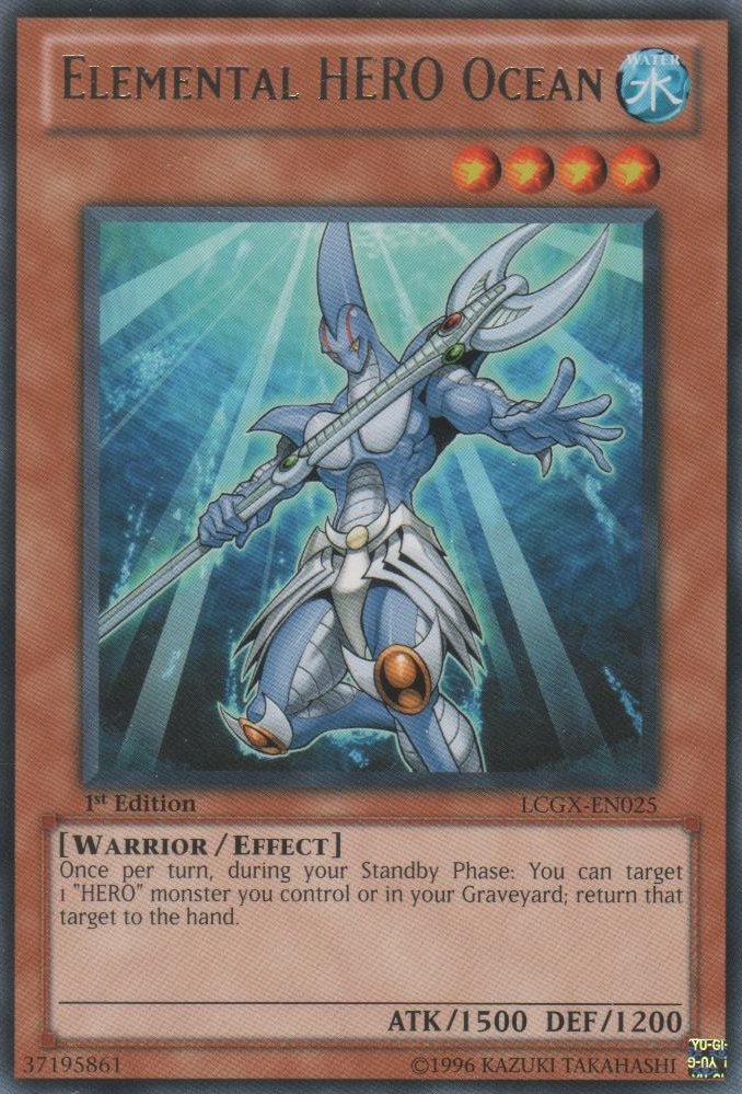 Elemental HERO Ocean [LCGX-EN025] Rare | Chromatic Games
