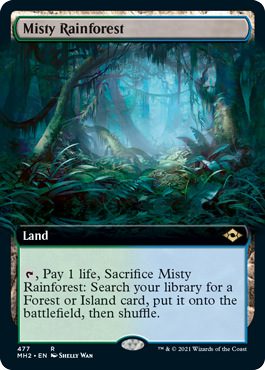 Misty Rainforest (Extended Art) [Modern Horizons 2] | Chromatic Games