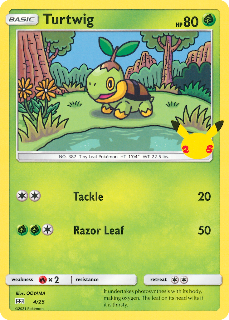 Turtwig (4/25) [McDonald's 25th Anniversary] | Chromatic Games