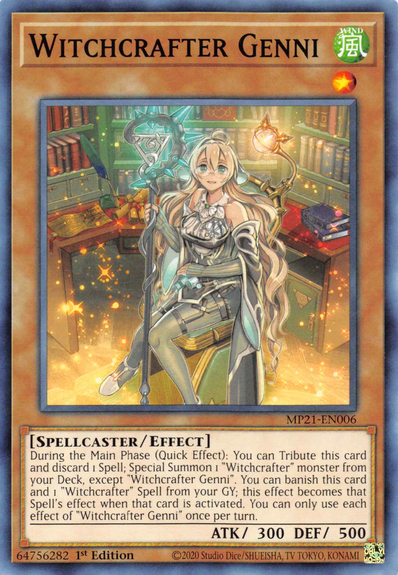 Witchcrafter Genni [MP21-EN006] Common | Chromatic Games