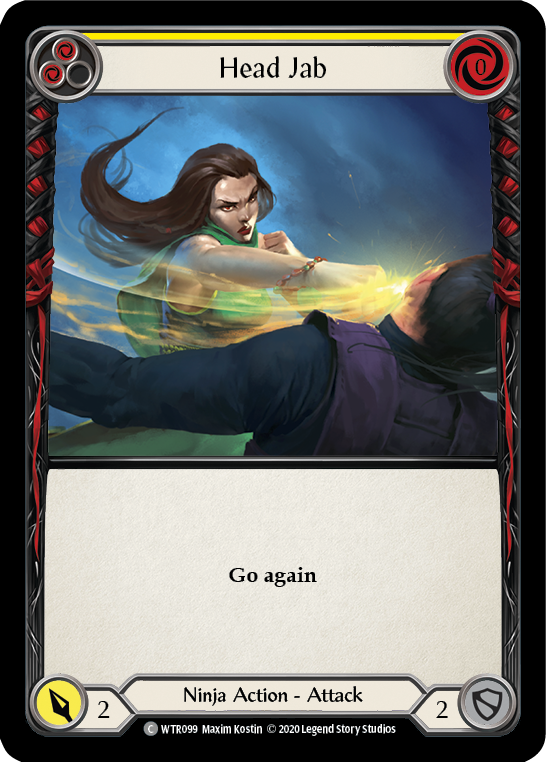 Head Jab (Yellow) [U-WTR099] (Welcome to Rathe Unlimited)  Unlimited Rainbow Foil | Chromatic Games
