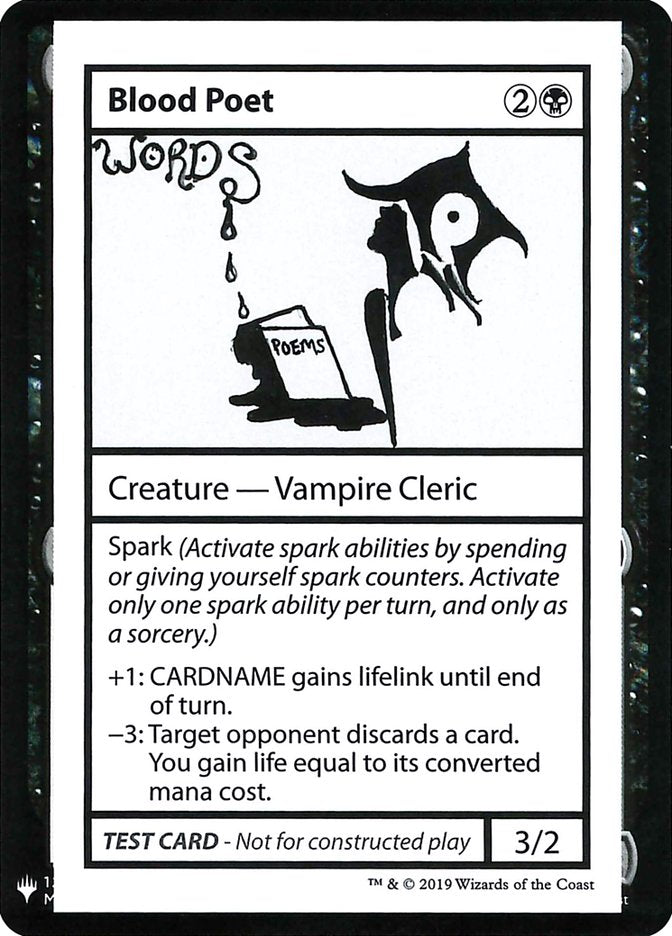 Blood Poet [Mystery Booster Playtest Cards] | Chromatic Games