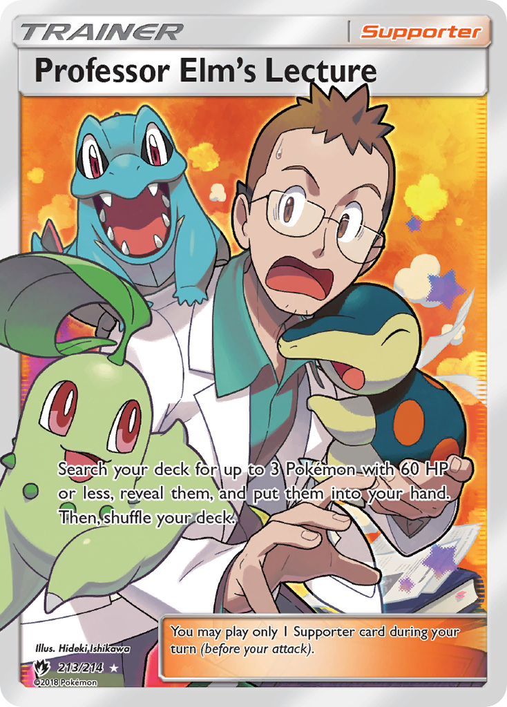 Professor Elm's Lecture (213/214) [Sun & Moon: Lost Thunder] | Chromatic Games