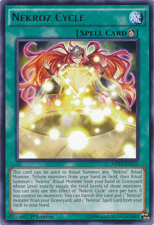 Nekroz Cycle [MP15-EN231] Rare | Chromatic Games
