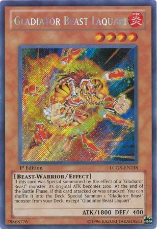Gladiator Beast Laquari [LCGX-EN238] Secret Rare | Chromatic Games