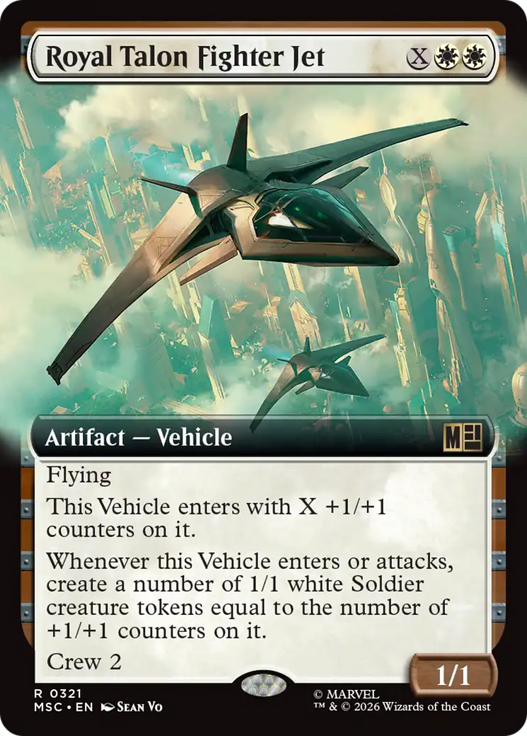 Royal Talon Fighter Jet (Extended Art) [Marvel Super Heroes Commander] | Chromatic Games