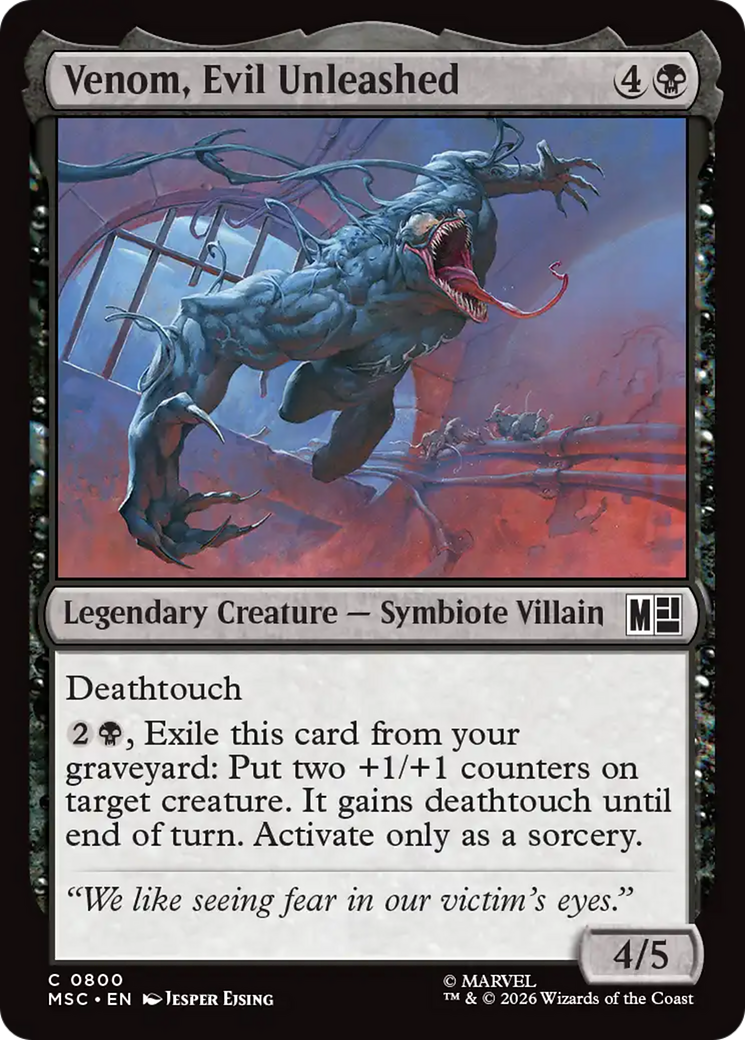 Venom, Evil Unleashed [Marvel Super Heroes Commander] | Chromatic Games