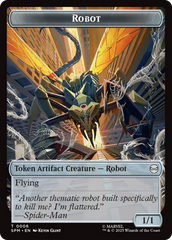 Food // Robot Double-Sided Token [Marvel's Spider-Man Tokens] | Chromatic Games