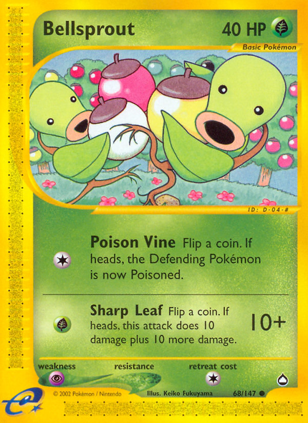 Bellsprout (68/147) [Aquapolis] | Chromatic Games