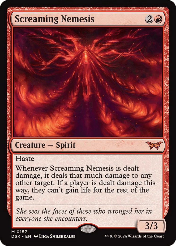 Screaming Nemesis [Duskmourn: House of Horror] | Chromatic Games