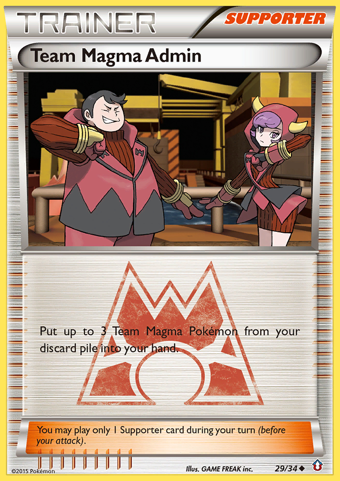 Team Magma Admin (29/34) [XY: Double Crisis] | Chromatic Games