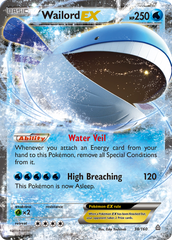 Wailord EX (38/160) [XY: Primal Clash] | Chromatic Games