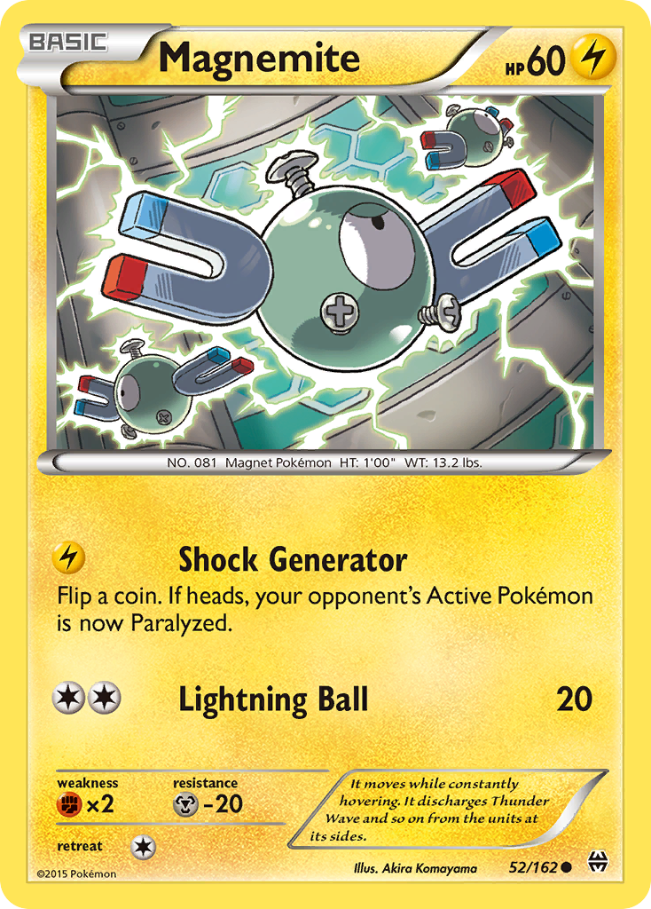 Magnemite (52/162) [XY: BREAKthrough] | Chromatic Games