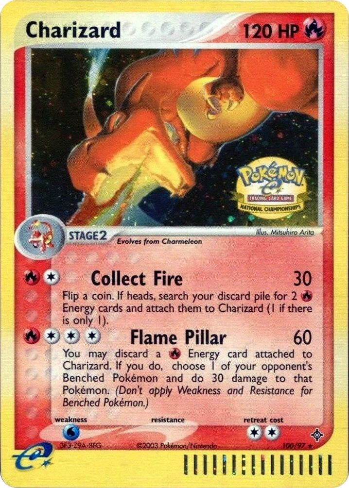 Charizard (100/097) (National Championships) [League & Championship Cards] | Chromatic Games