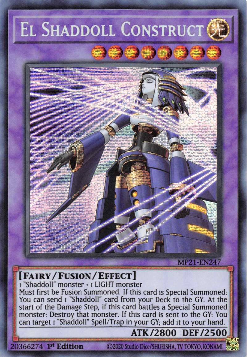 El Shaddoll Construct (Alternate Art) [MP21-EN247] Prismatic Secret Rare | Chromatic Games