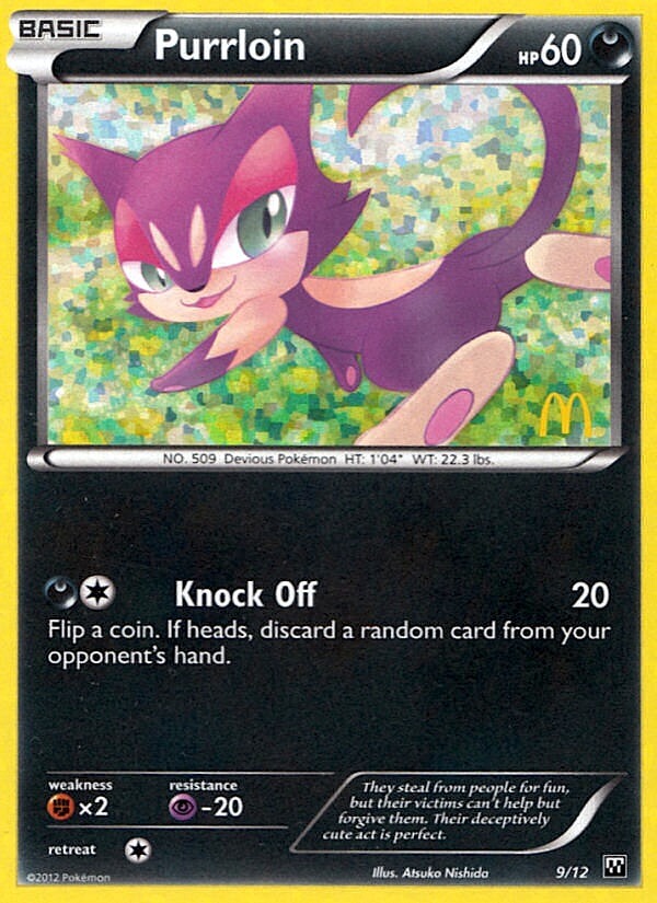 Purrloin (9/12) [McDonald's Promos: 2012 Collection] | Chromatic Games