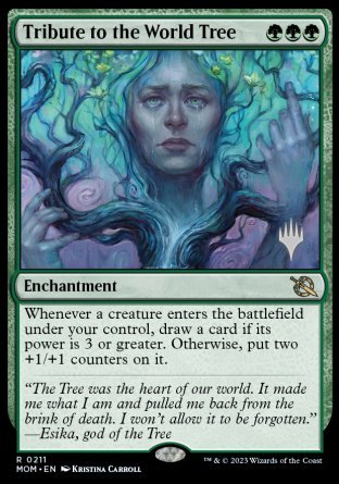 Tribute to the World Tree (Promo Pack) [March of the Machine Promos] | Chromatic Games